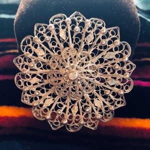 Vintage silver brooch